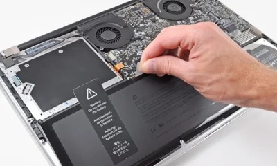 réparation d'un macbook