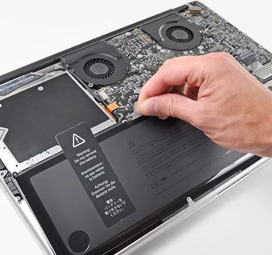 réparation d'un macbook