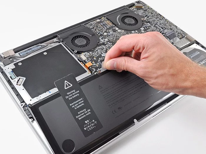 réparation d'un macbook